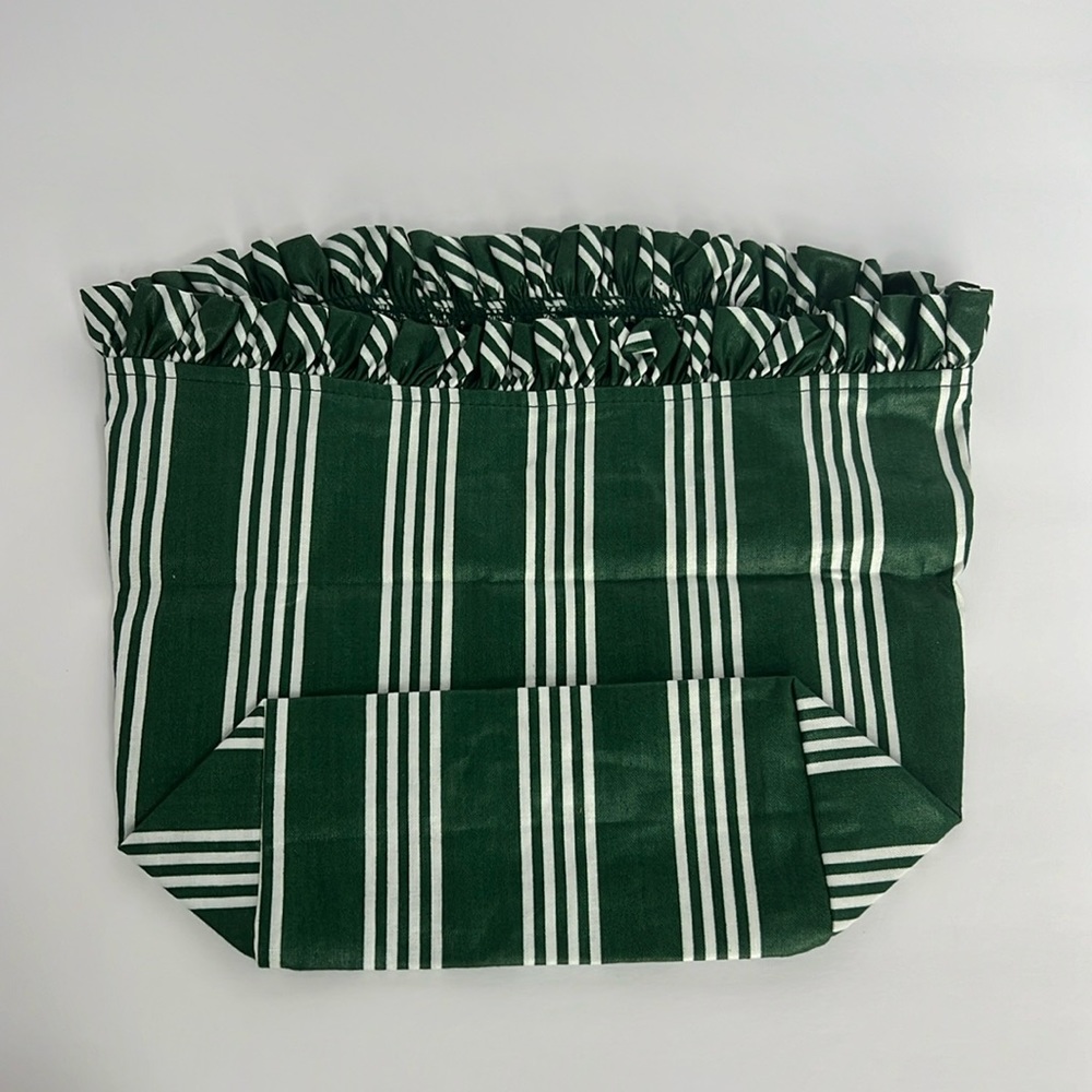 Longaberger 1998 Christmas Glad Tidings Hunter Green Stripe SU Liner #2675116